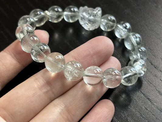 8mm 10mm 12mmから選べるグリーンアゼツライトブレスレット